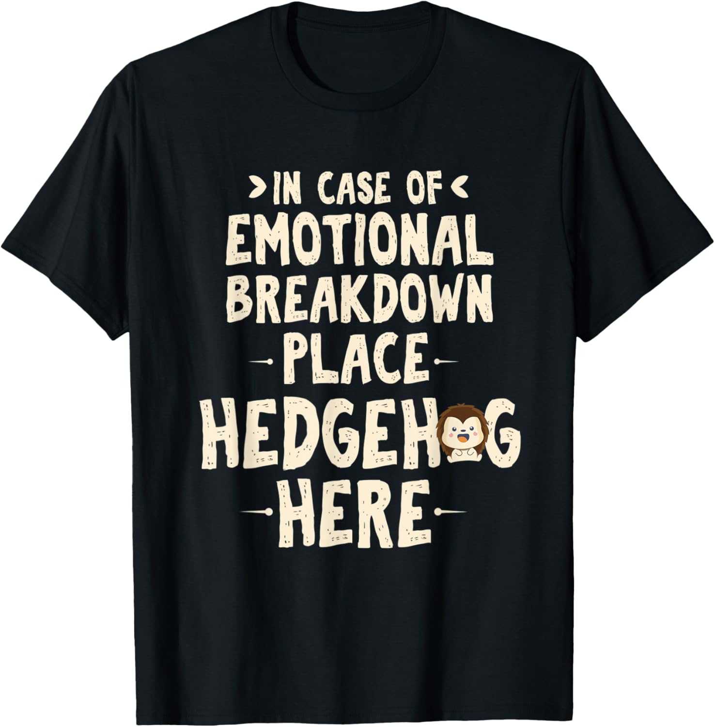 Funny Emotional Place Hedgehog Here Hedgehog Lovers gift