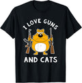 I Love Guns Cats With Ak 47 A Shotgun 2Nd Amendment