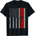 Patriotic American Flag Diesel Powered