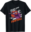 This Boy Loves Paintball Gun