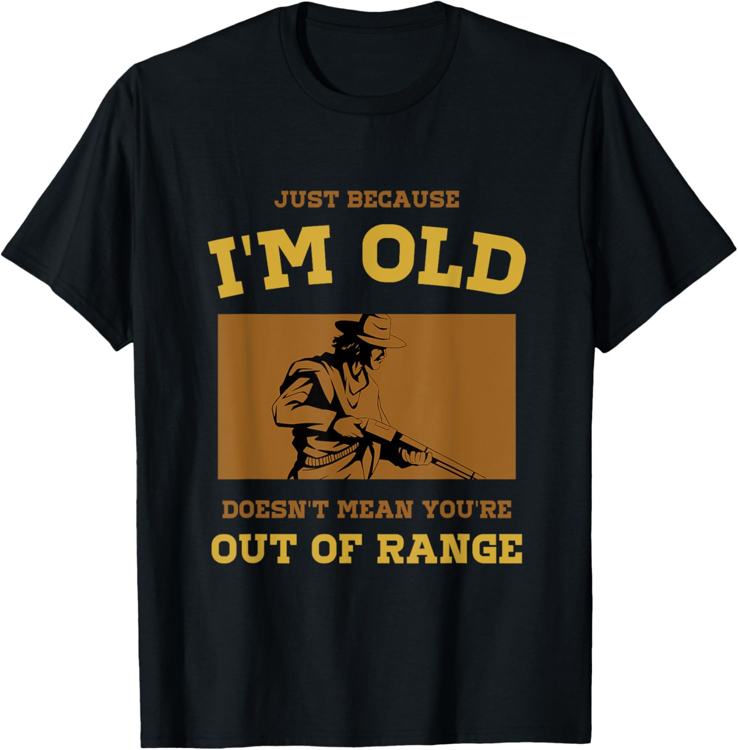Funny Shotgun Gun Shooting Skeet Shooting Old Man