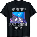 My My favourite place is on the Laptop Cat