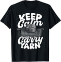 Knitting Yarn Knitter Keep calm and carry yarn