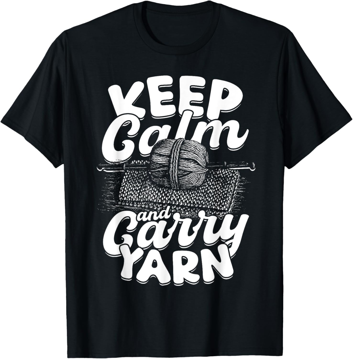 Knitting Yarn Knitter Keep calm and carry yarn