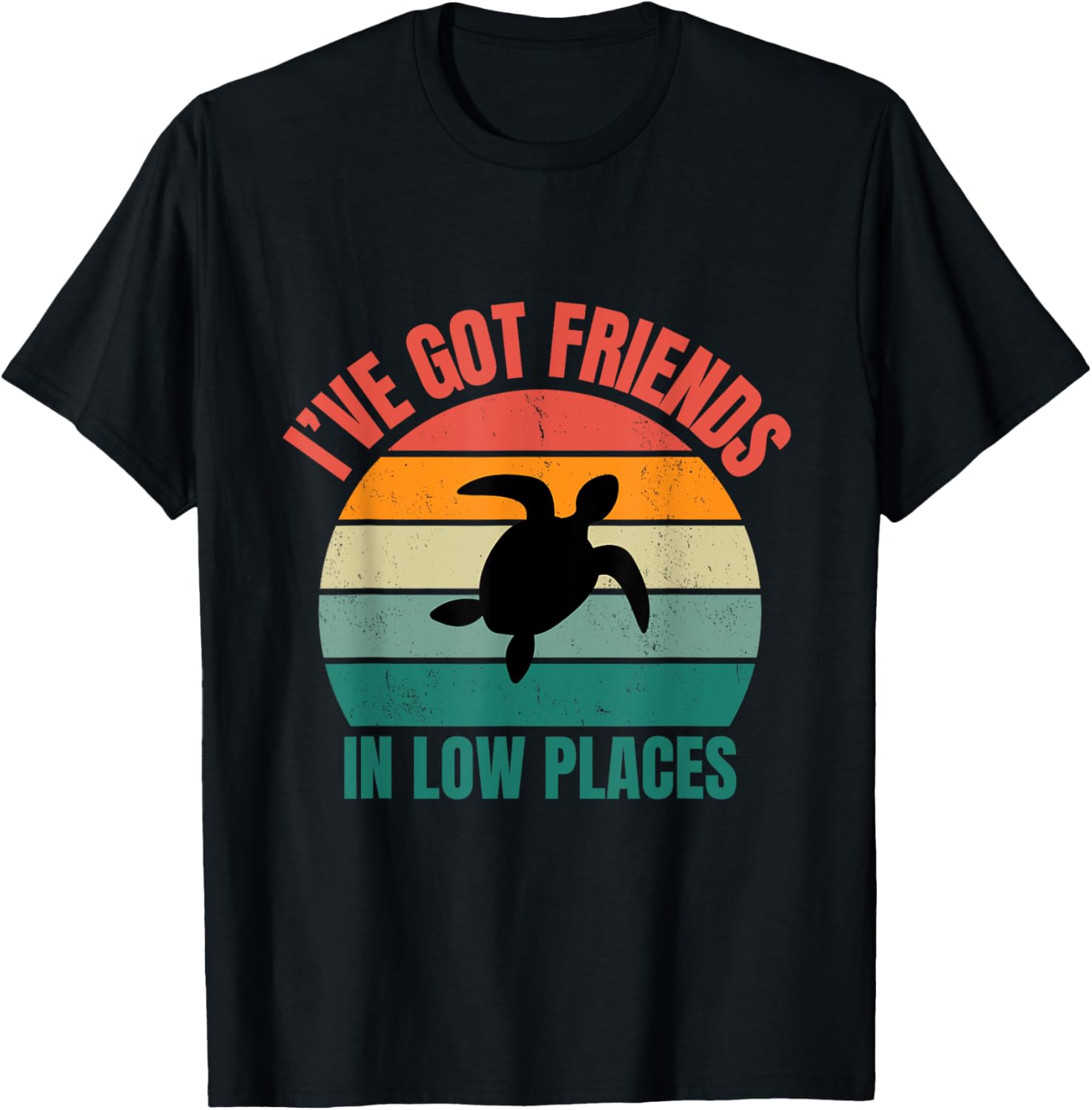I've Got Friends In Low Places Turtle Design