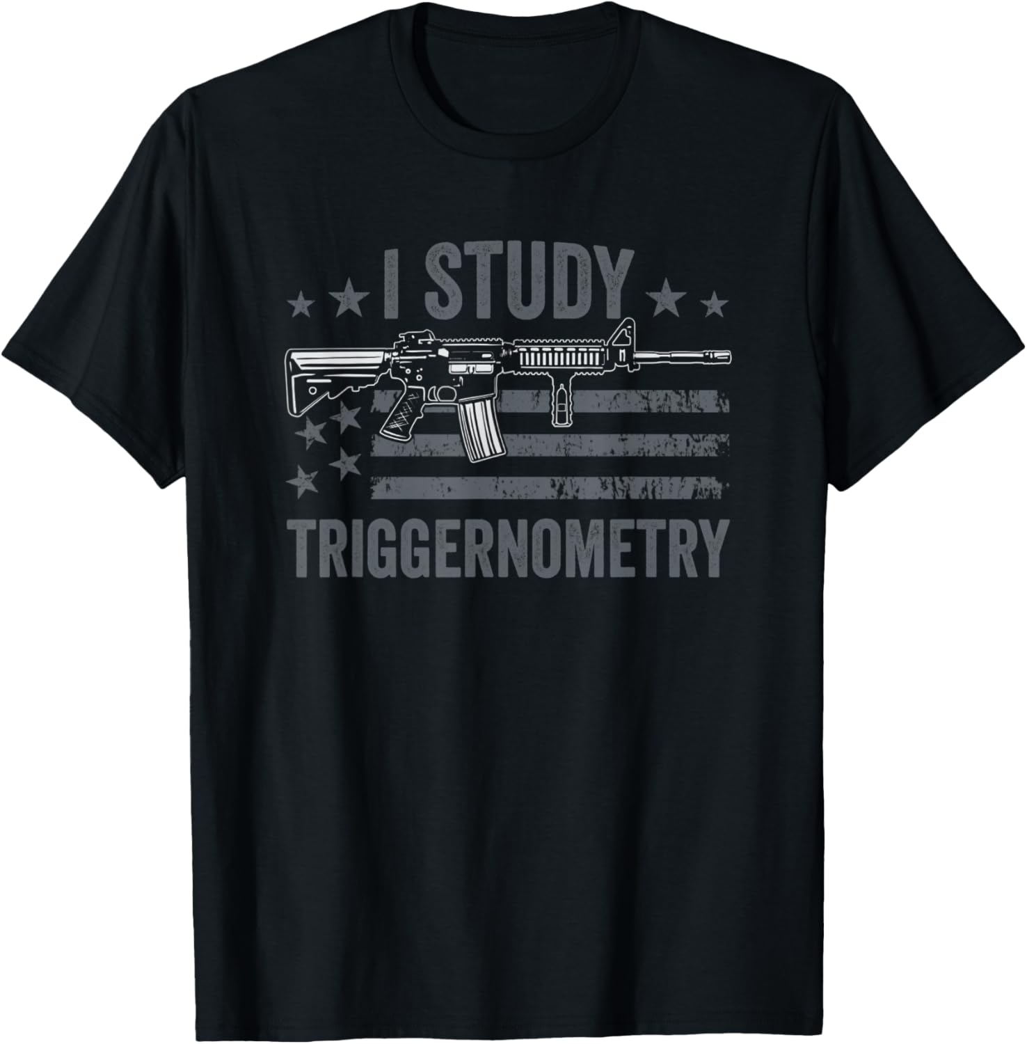 I Study Triggernometry Funny Pro Guns Saying Gun Joke