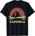 Vintage California Capitola Sailing Sailboat Boating Sailor