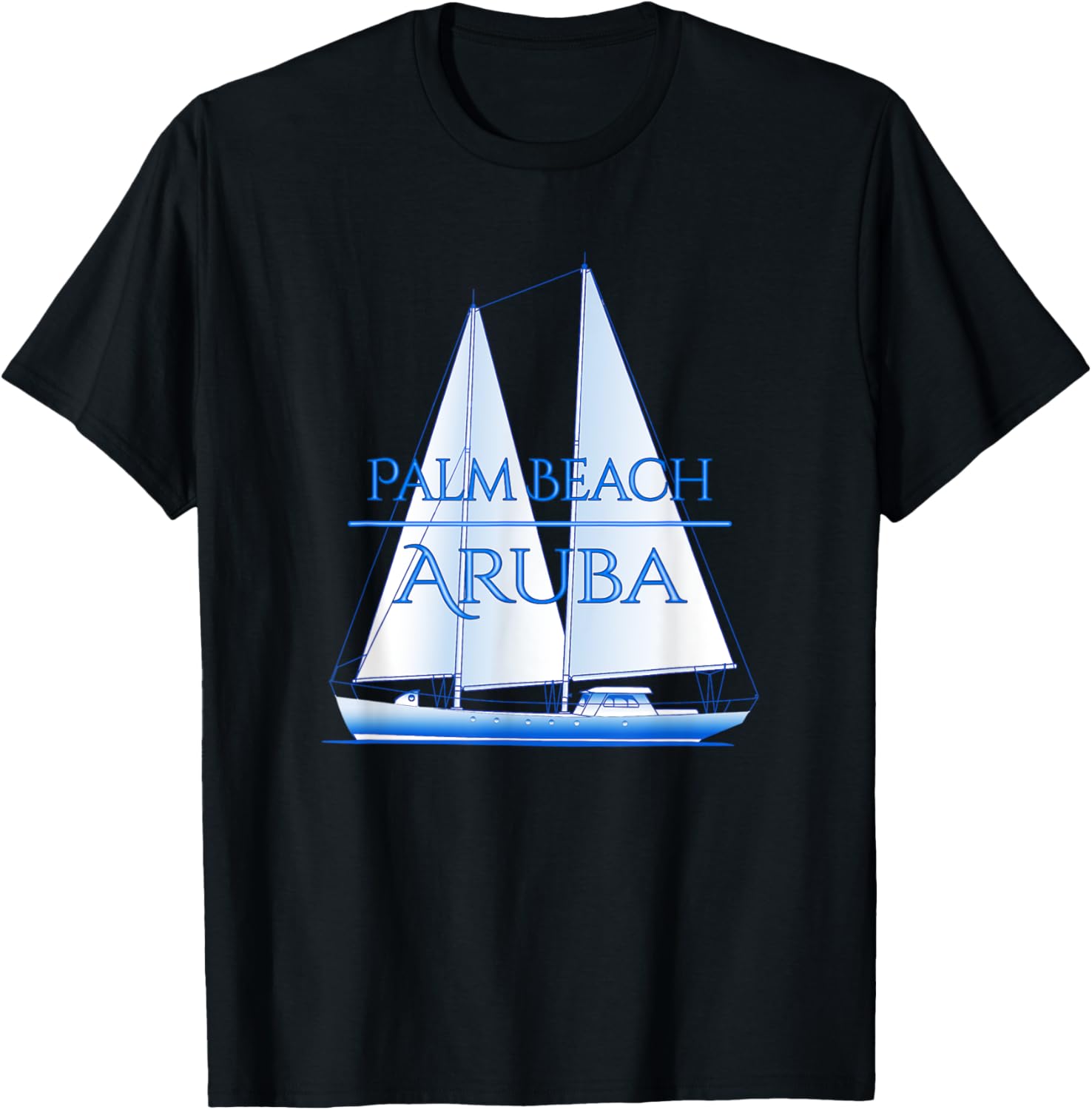 Palm Beach Aruba Nautical Sailboat Boating