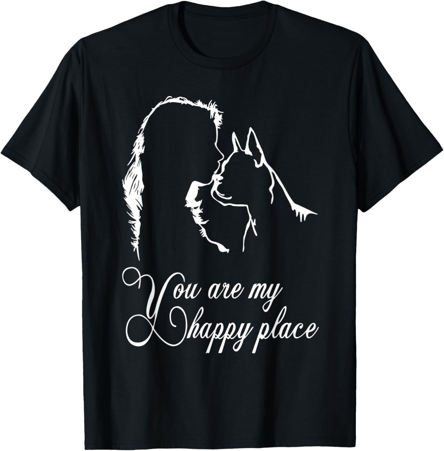 You are My Happy Place Boxer dog Funny