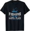Fishing Is My Happy Place Tee | Fishing