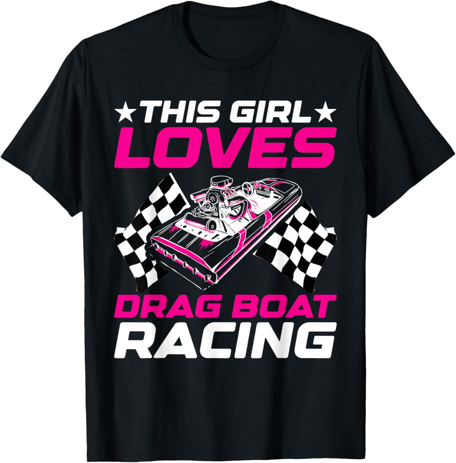 Girl Loves Drag Boat Racing