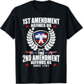 First Amendment Defines Us Second Defends T Shirt Gun Te