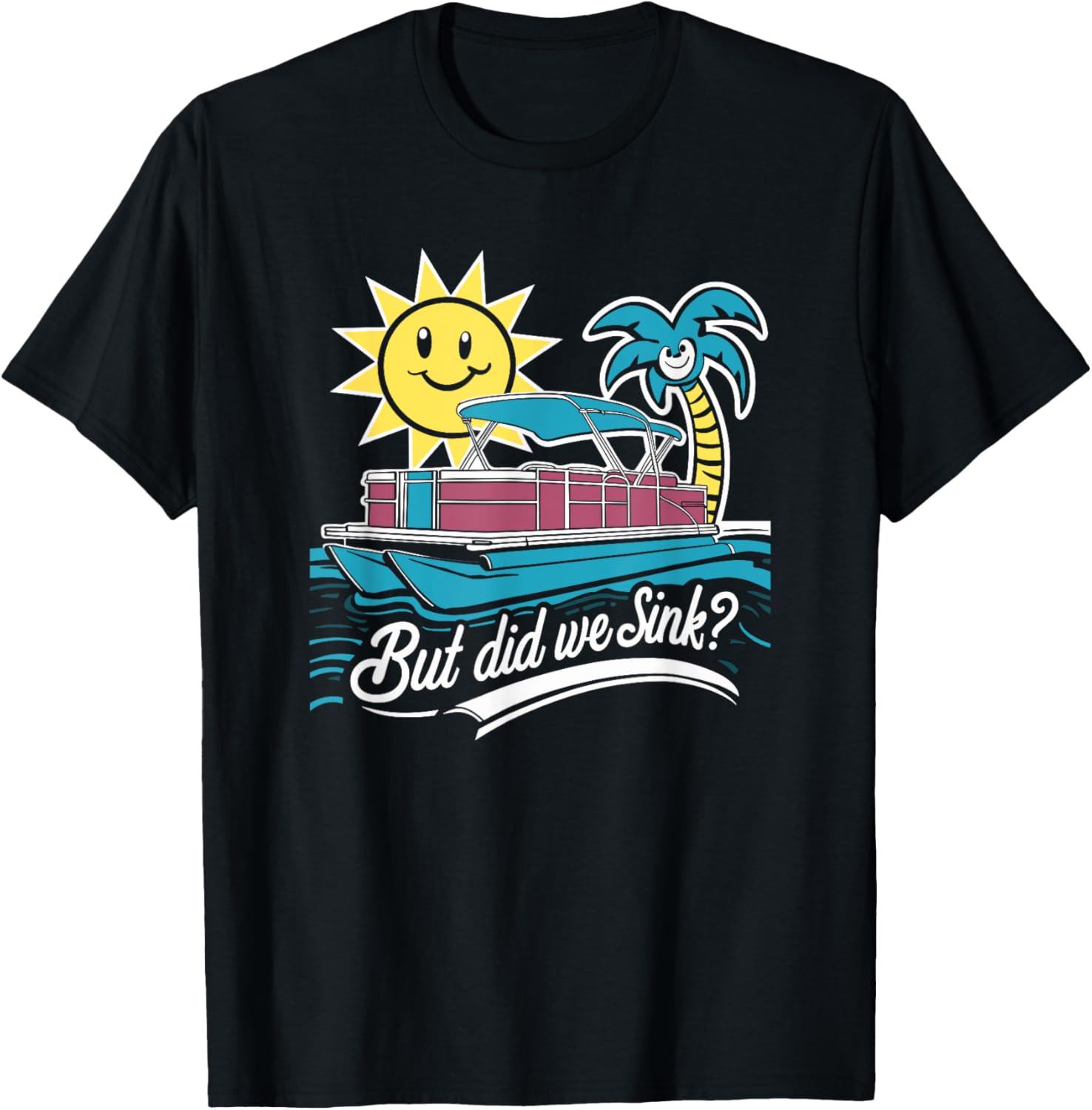 Pontooning But Did We Sink Retro Pontoon Boat