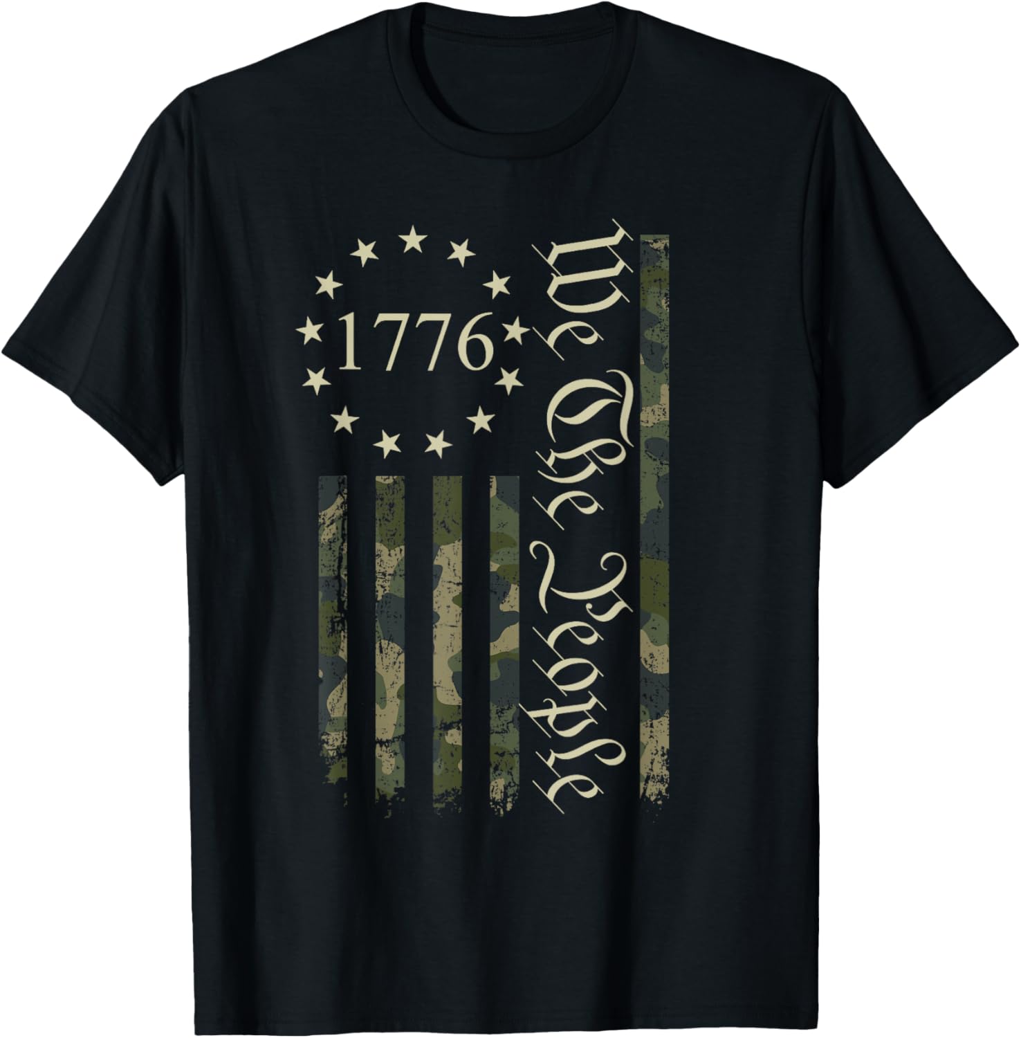 We People Funny Camo American Military Patriotic Usa T Shirt Women Men