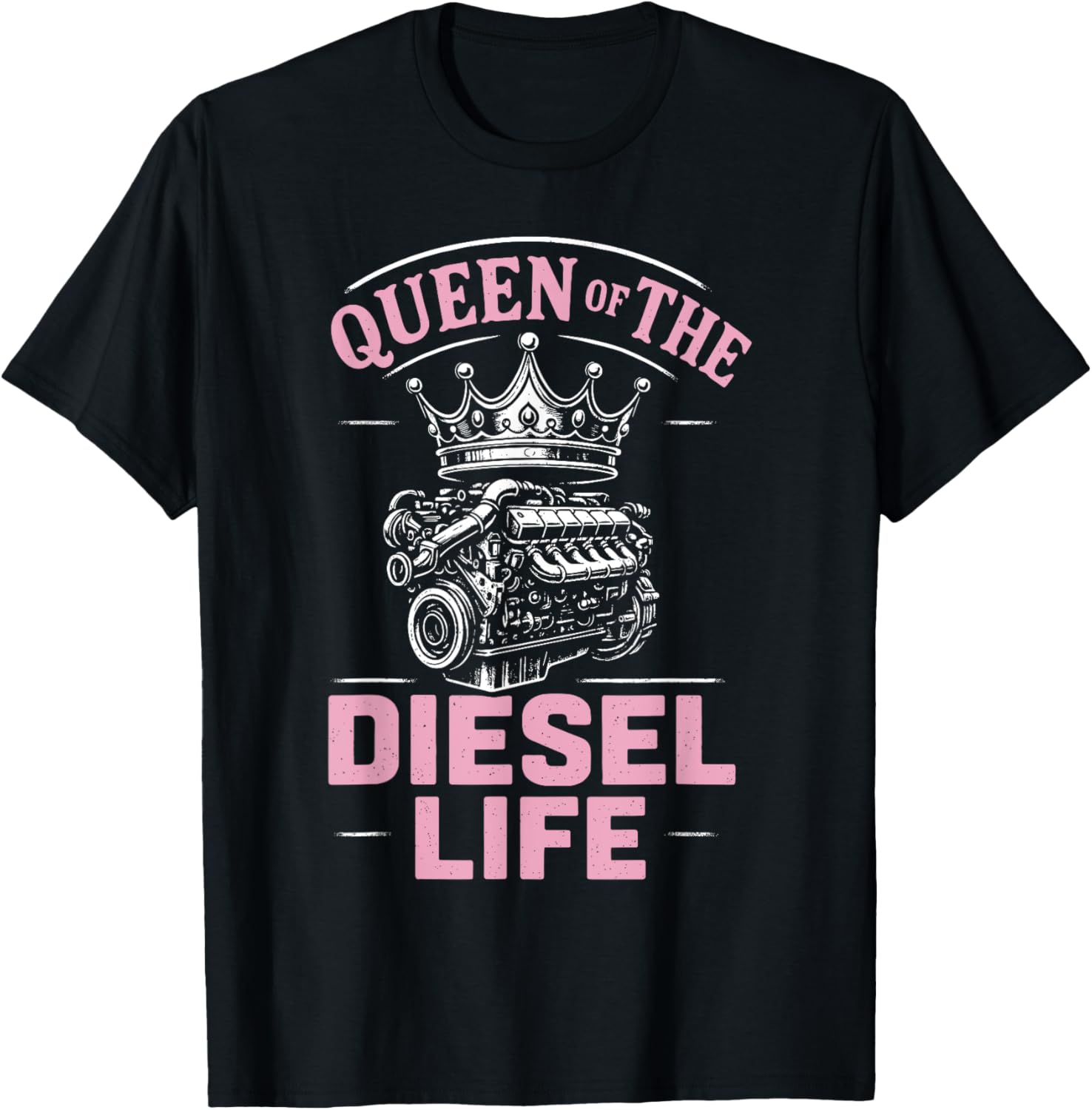 Queen Of Diesel Life Lady Trailer Truck Driver