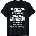 Christian White Straight Unwoke Pureblood Gun Owner Male