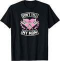 Dont Tell My Mom Funny Girly Ink Tattoo Gun Heart Love