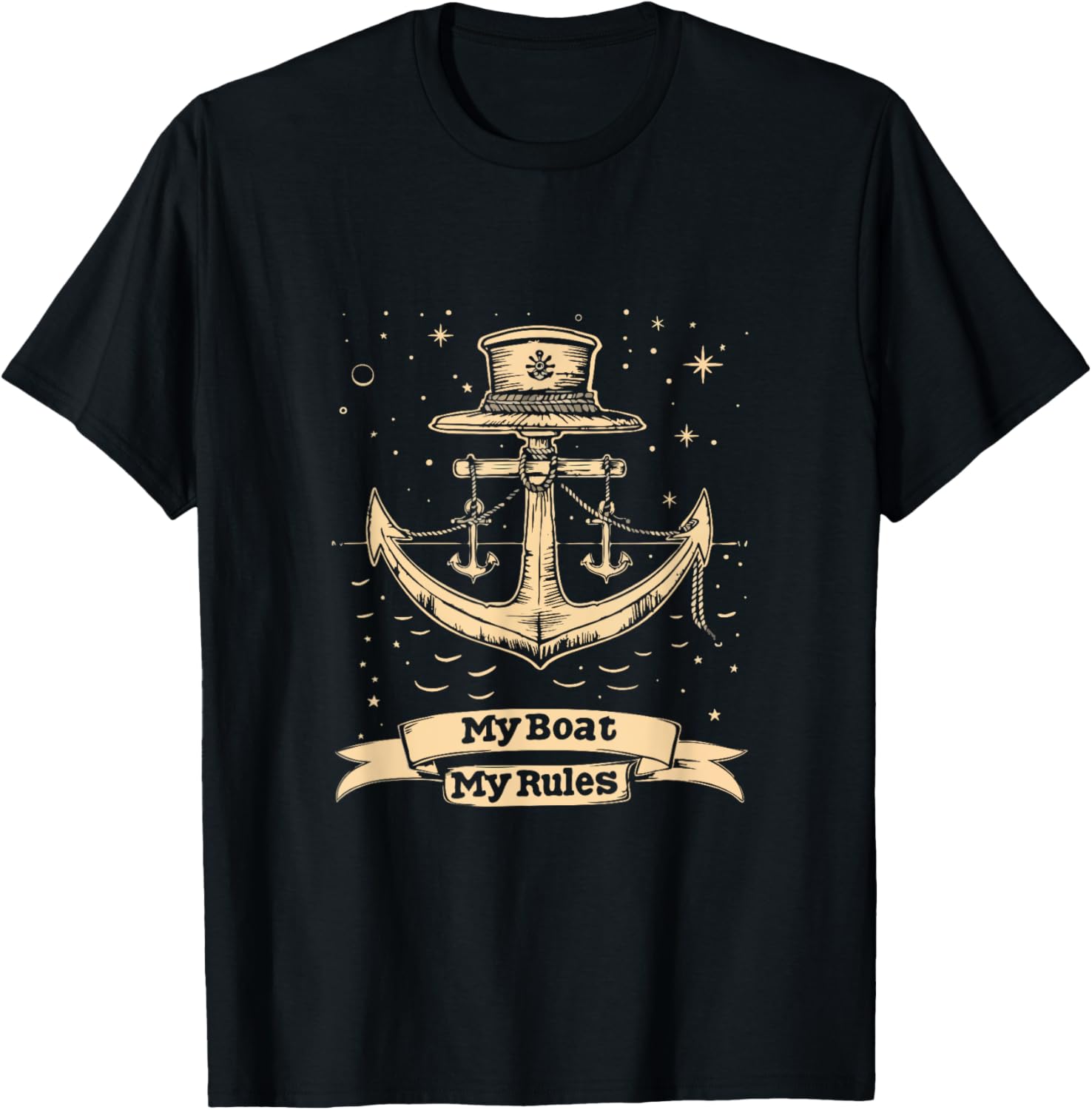 My Boat My Rules Funny Captain Anchor Boating