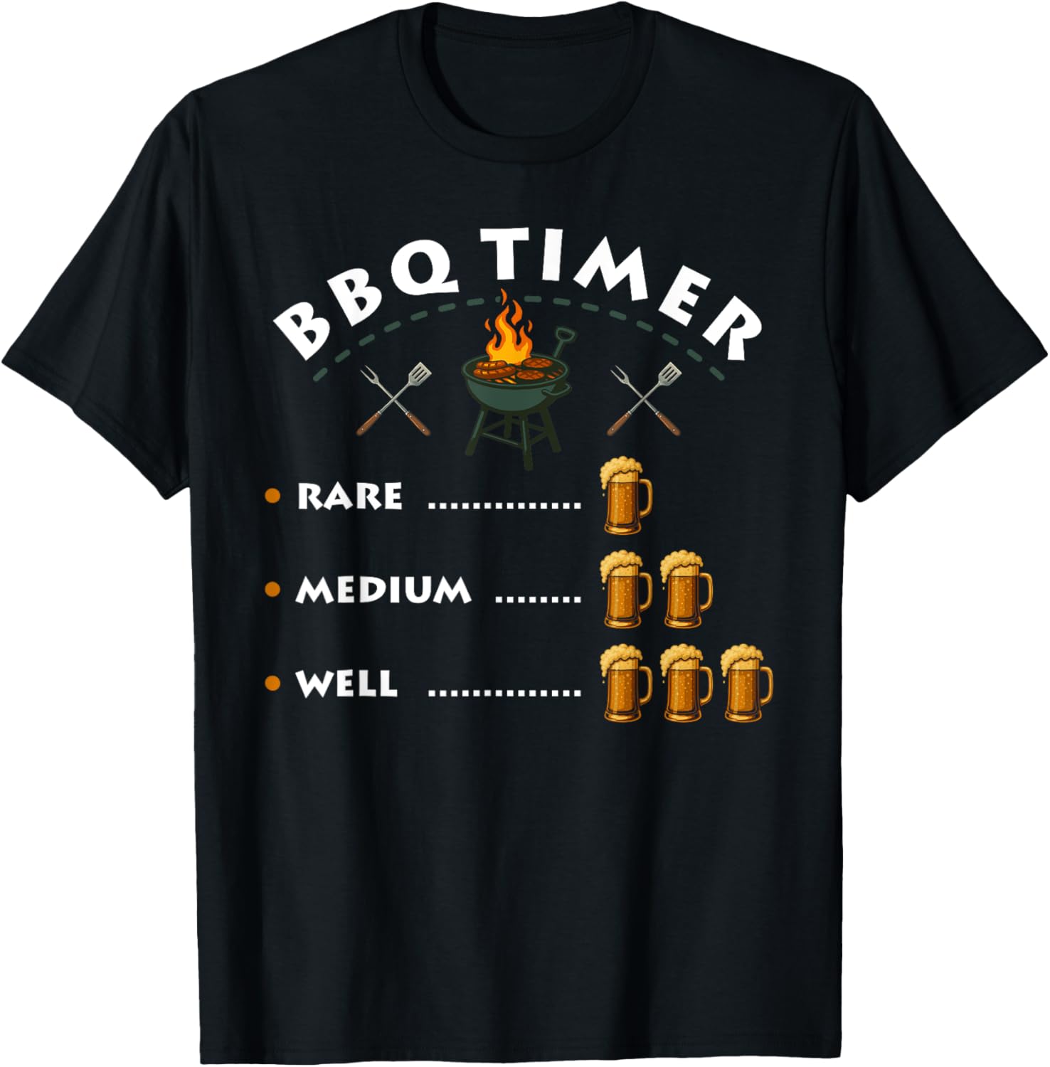 BBQ Timer Beer Lover Barbecue Grilling BBQ Barbecue Lover