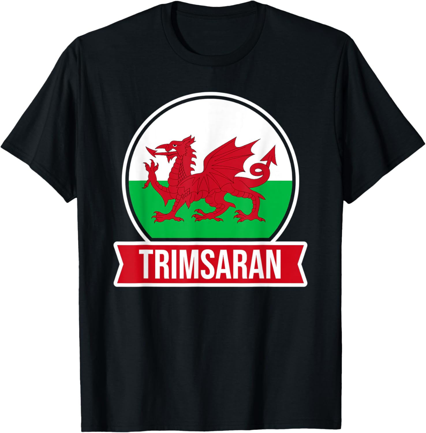 Trimsaran - Cymru - Wales - Welsh place name flag design