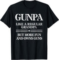 Gunpa Funny Grandpa Definiton Fathers Day Men Gun Lover