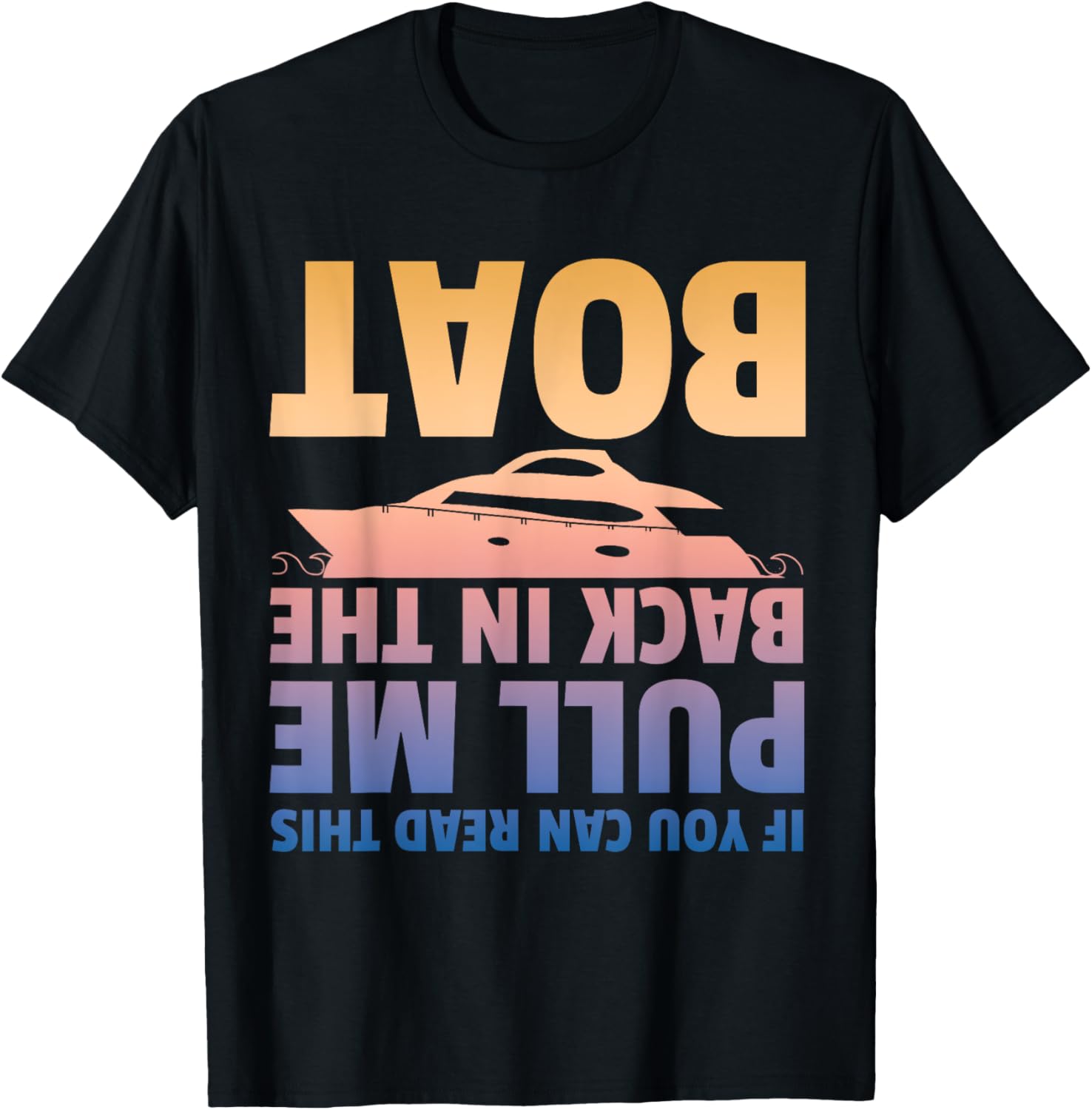 Retro Boating Design Men Women Boating Boater Boat