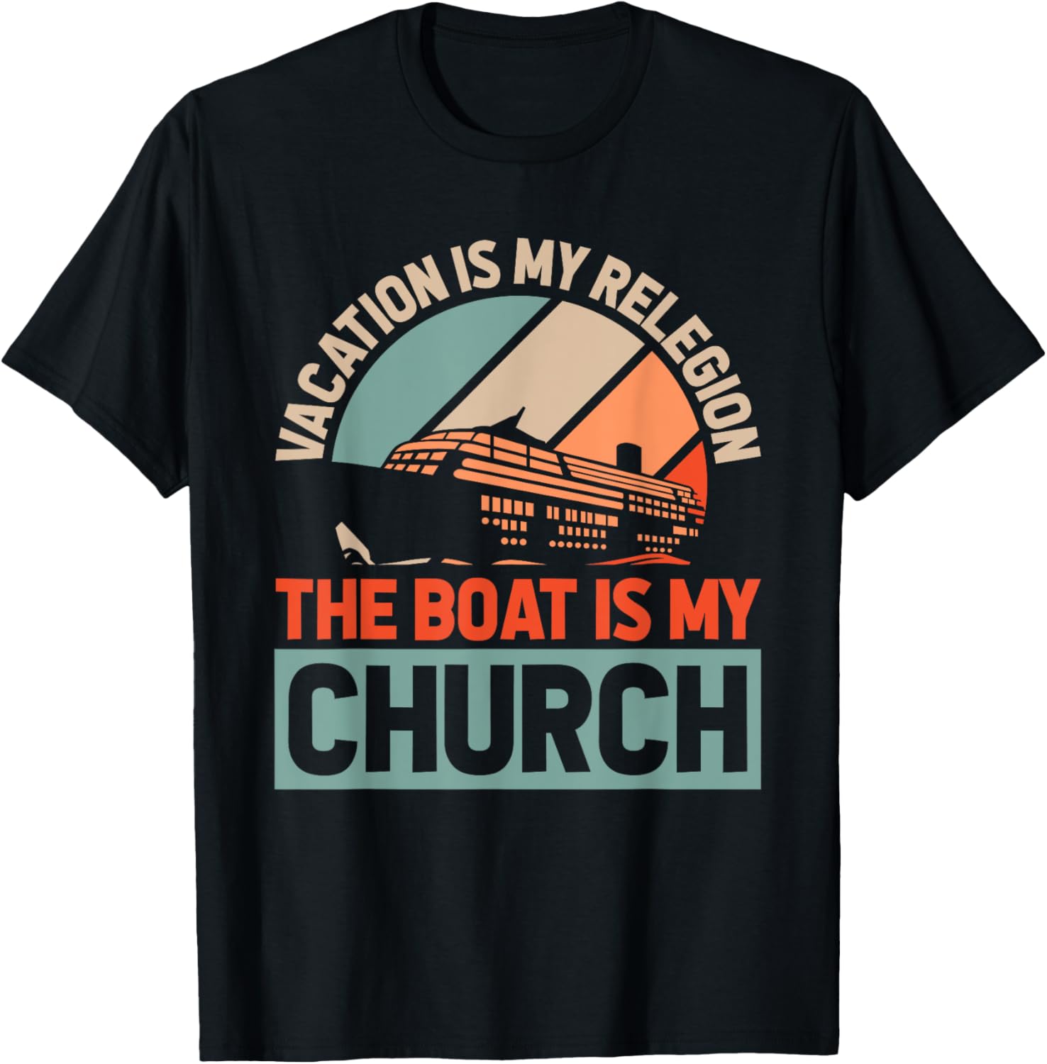 Retro Liner Cruising Trip Captain Ship Vintage Boat