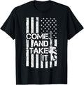 Usa Flag Gun 2A T Shirt
