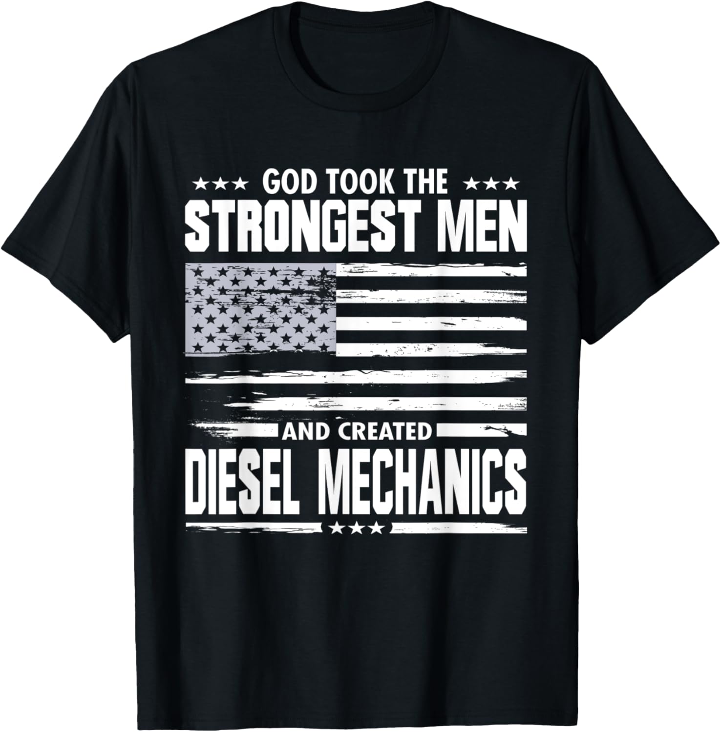 Diesel Mechanic Auto Worker Union Proud God Loving