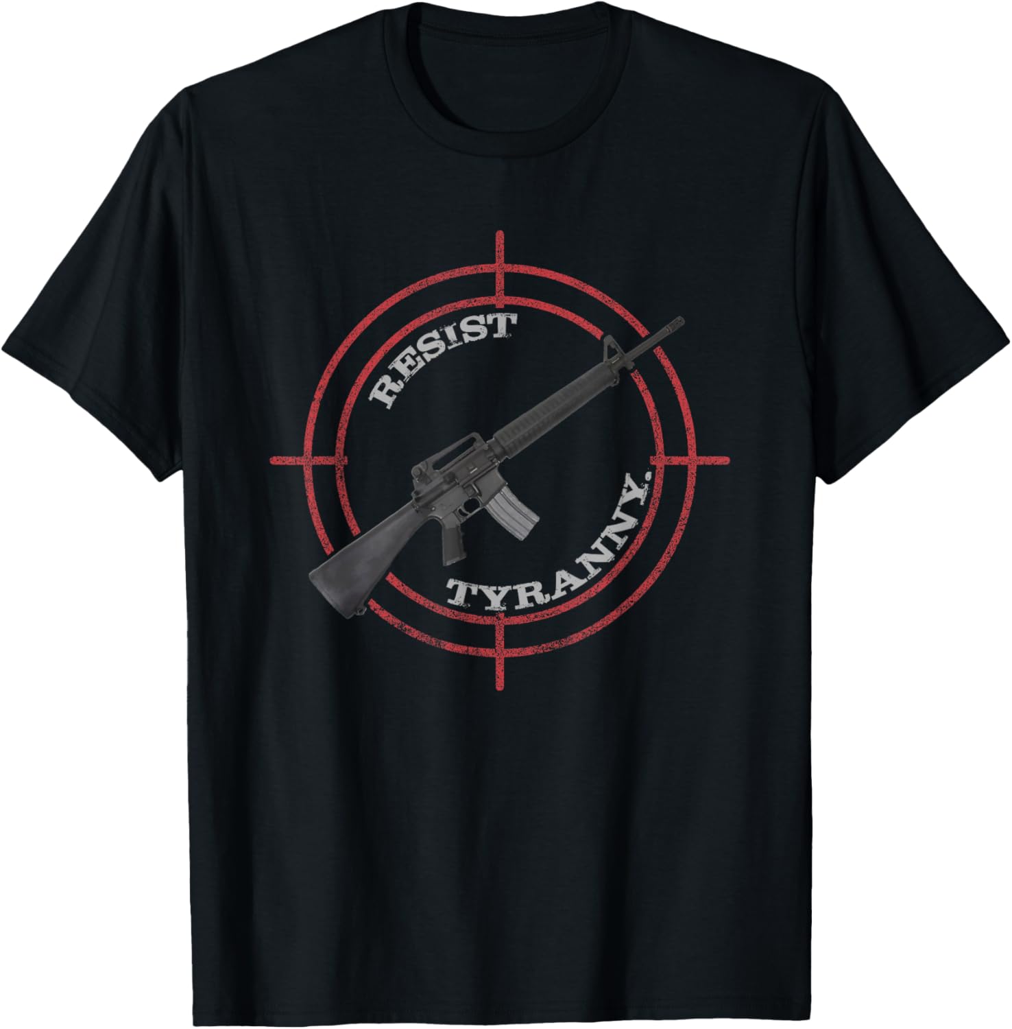 Resist Tyranny Rifle Libertarian Conservative Gun