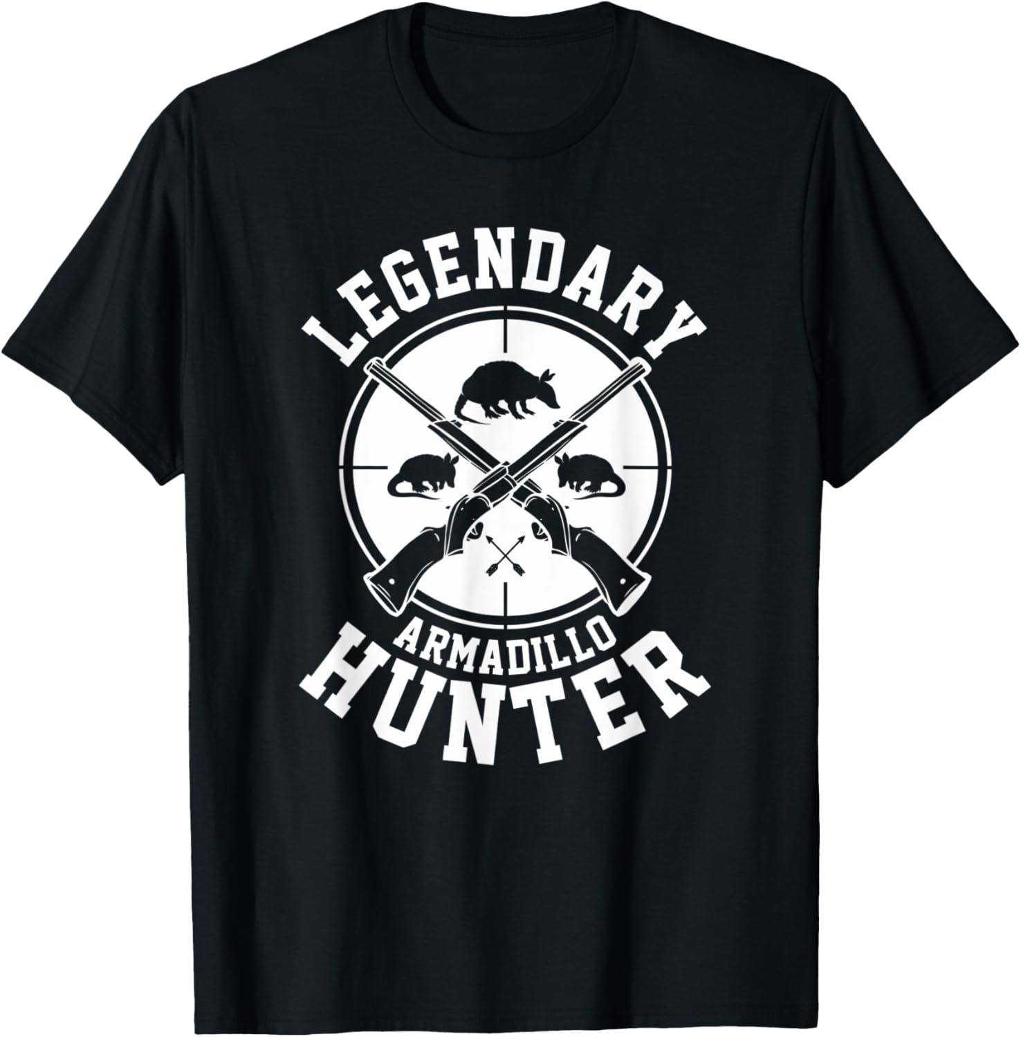 Legendary Armadillo Hunter Gun Lover Sniper Wilderness