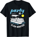 Vintage Party In Slow Motion Funny Pontoon Captain