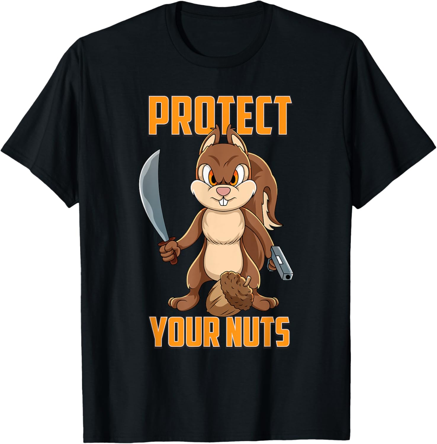 Squirrel Protect Your Nuts Squirrel Hunter Gun