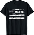 Birthday American Flag Michael American US Flag