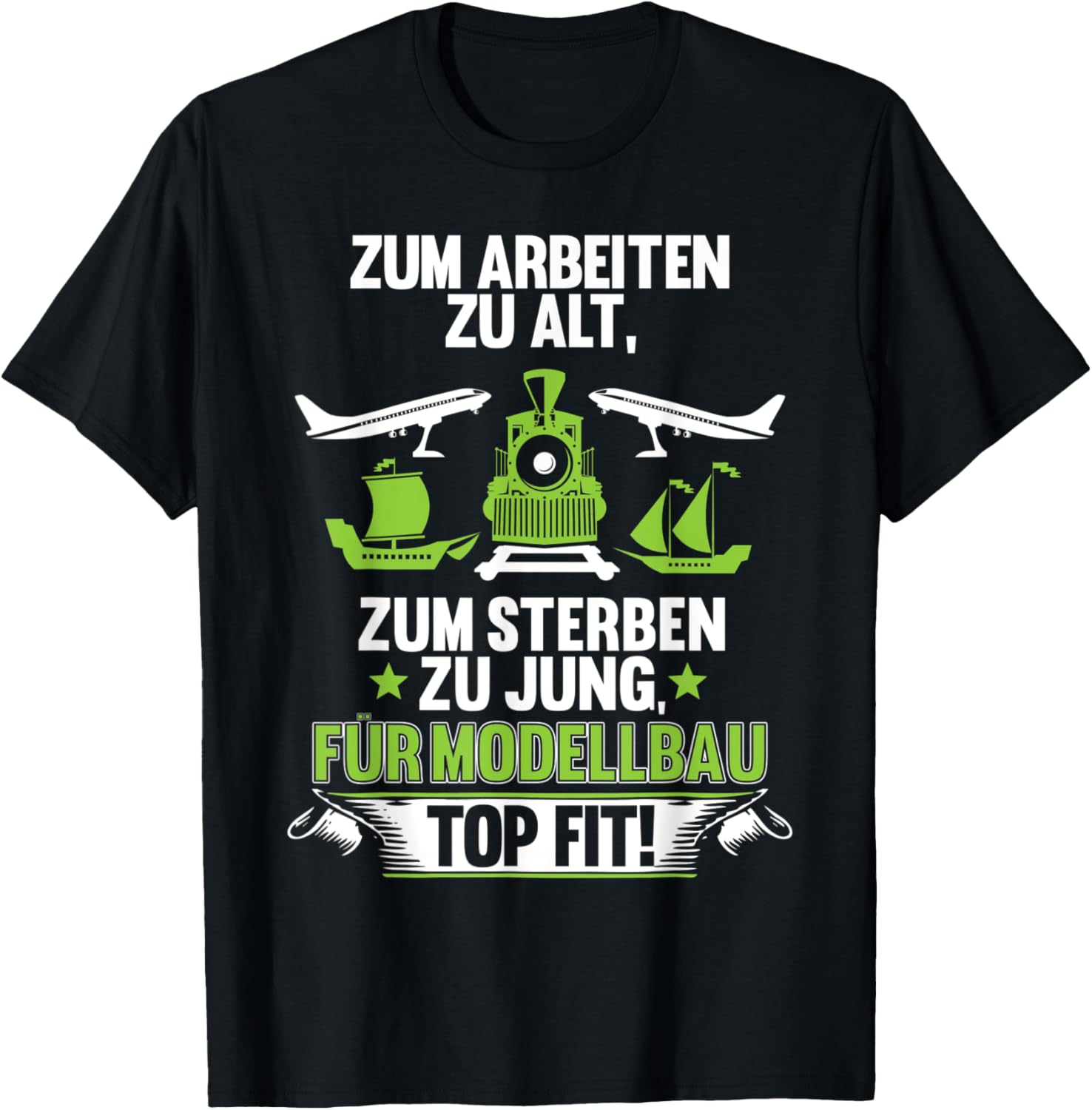 Model building t-shirt hobby crafters retirement model makers