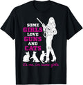 Womens Some Girls Love Guns Cats Funny Pro Gun