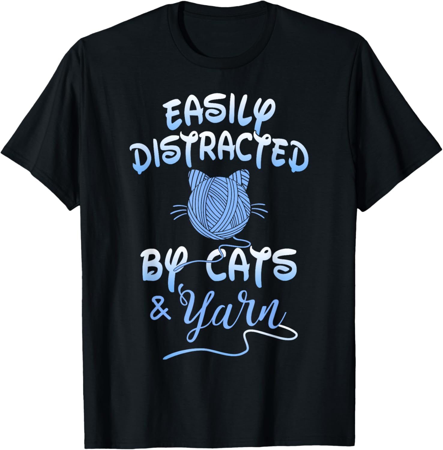 Easily Distracted By Cats And Yarn Knitting Yarn Crochet