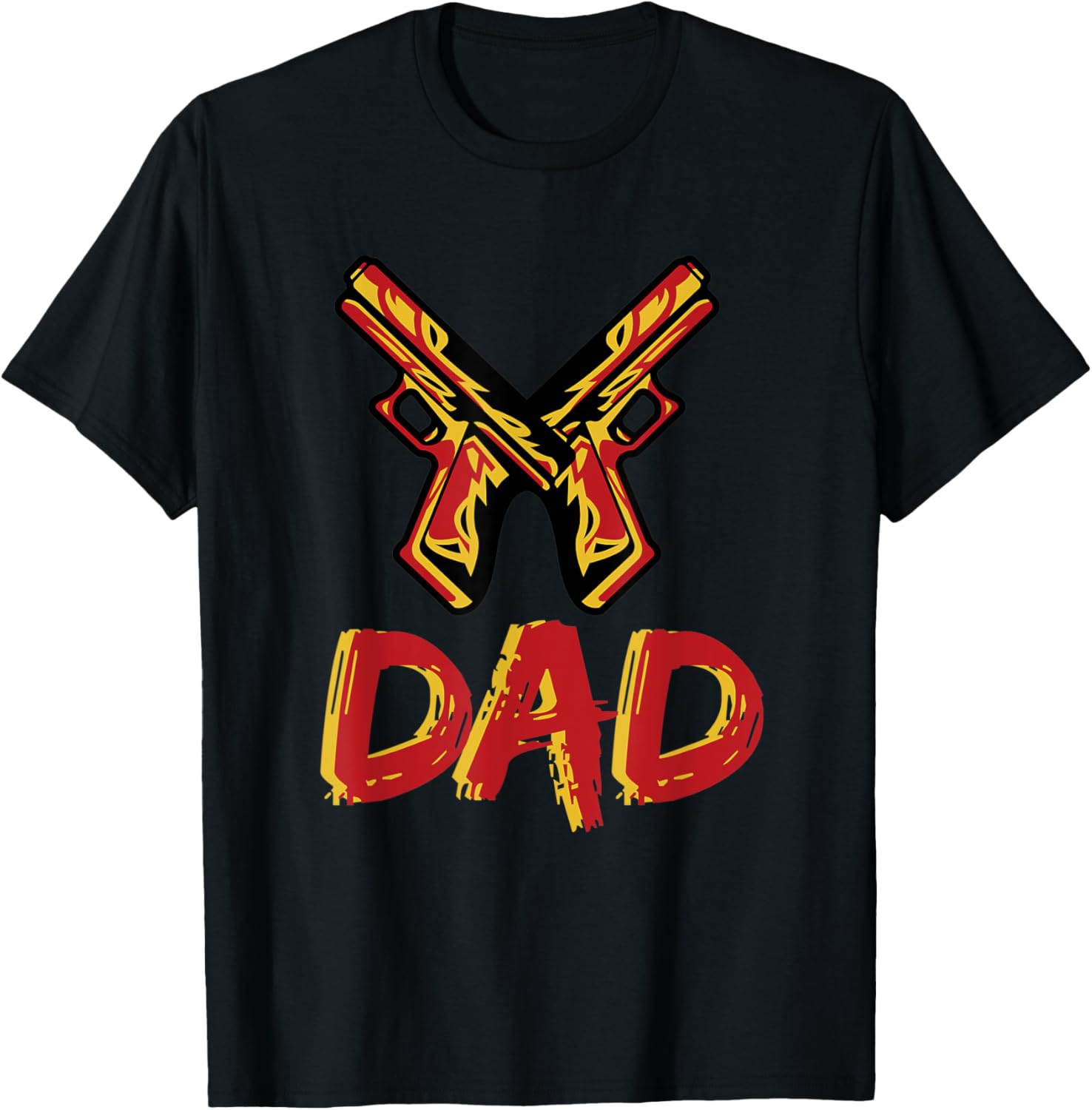 Mens Gunaholic Guns Lover Pro Gun Laws Dad Revolver