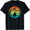 Retro Kayak Design Men Women Kayaker Kayak Boat