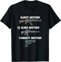 Ak47 Ar15 9Mm Pistol Older Brother Gun Lover