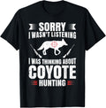 Funny Coyote Hunting Lover Fan Hunter Hobby Gun Wildlife