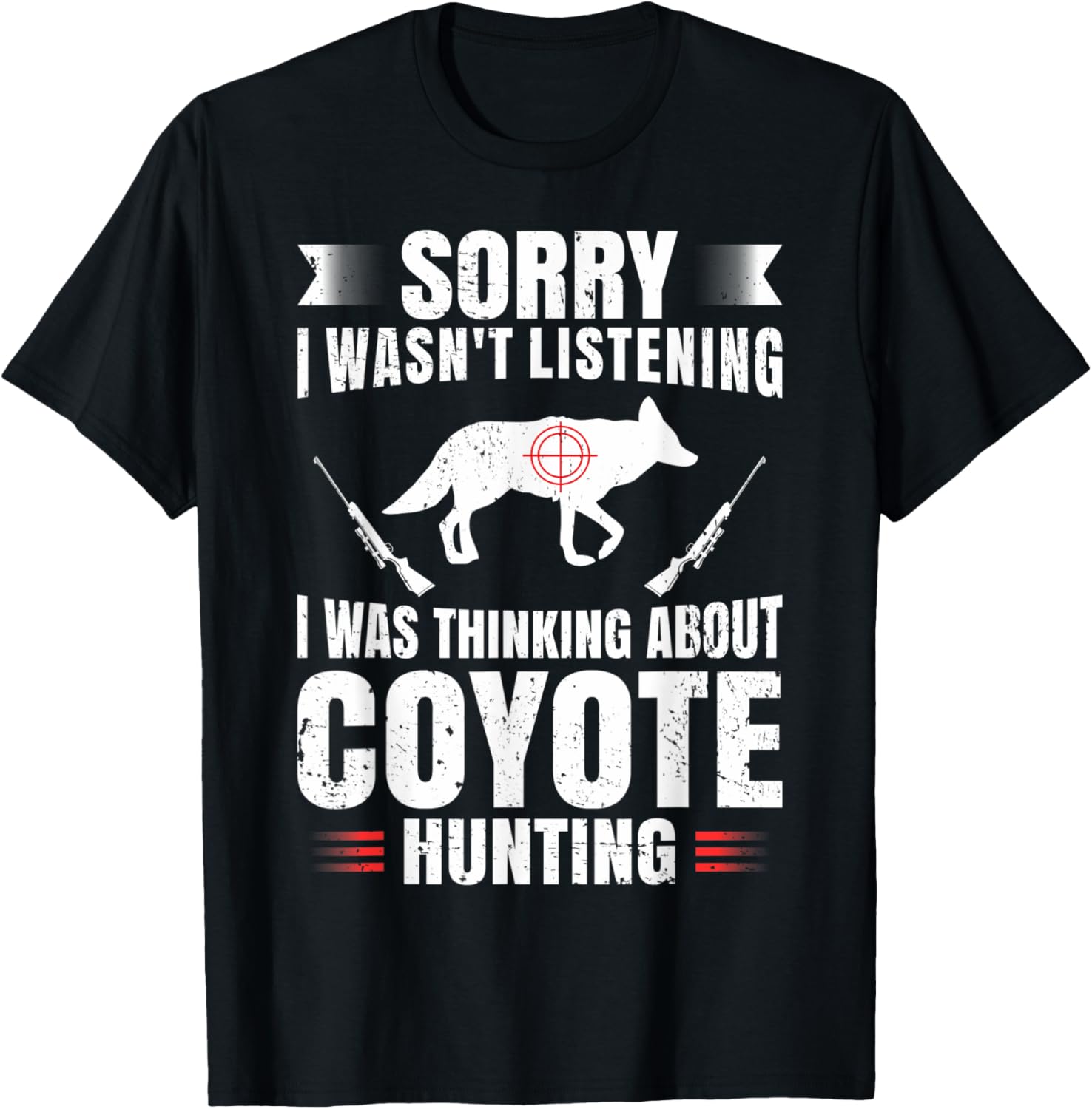 Funny Coyote Hunting Lover Fan Hunter Hobby Gun Wildlife