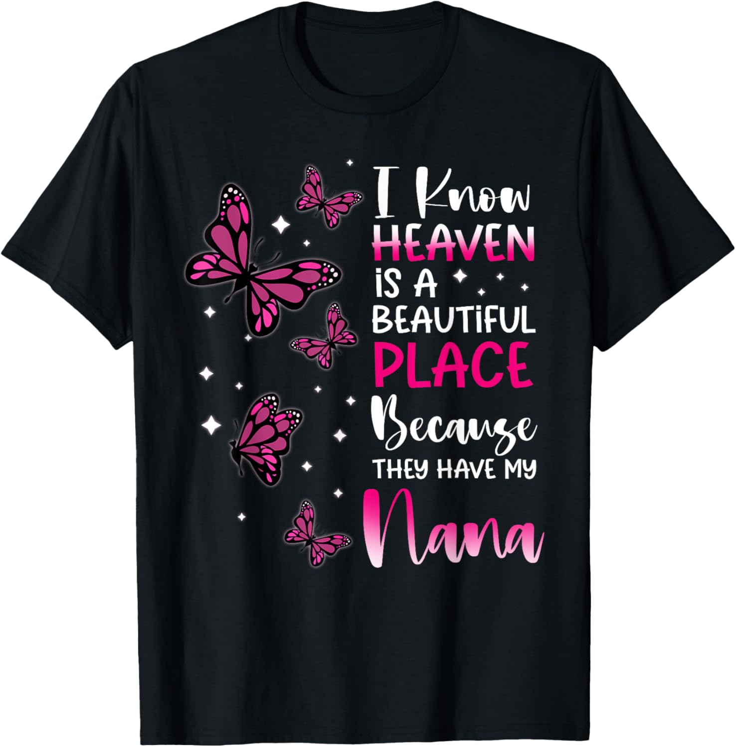 Heaven is Beautiful Place Because They Have my Nana Angel