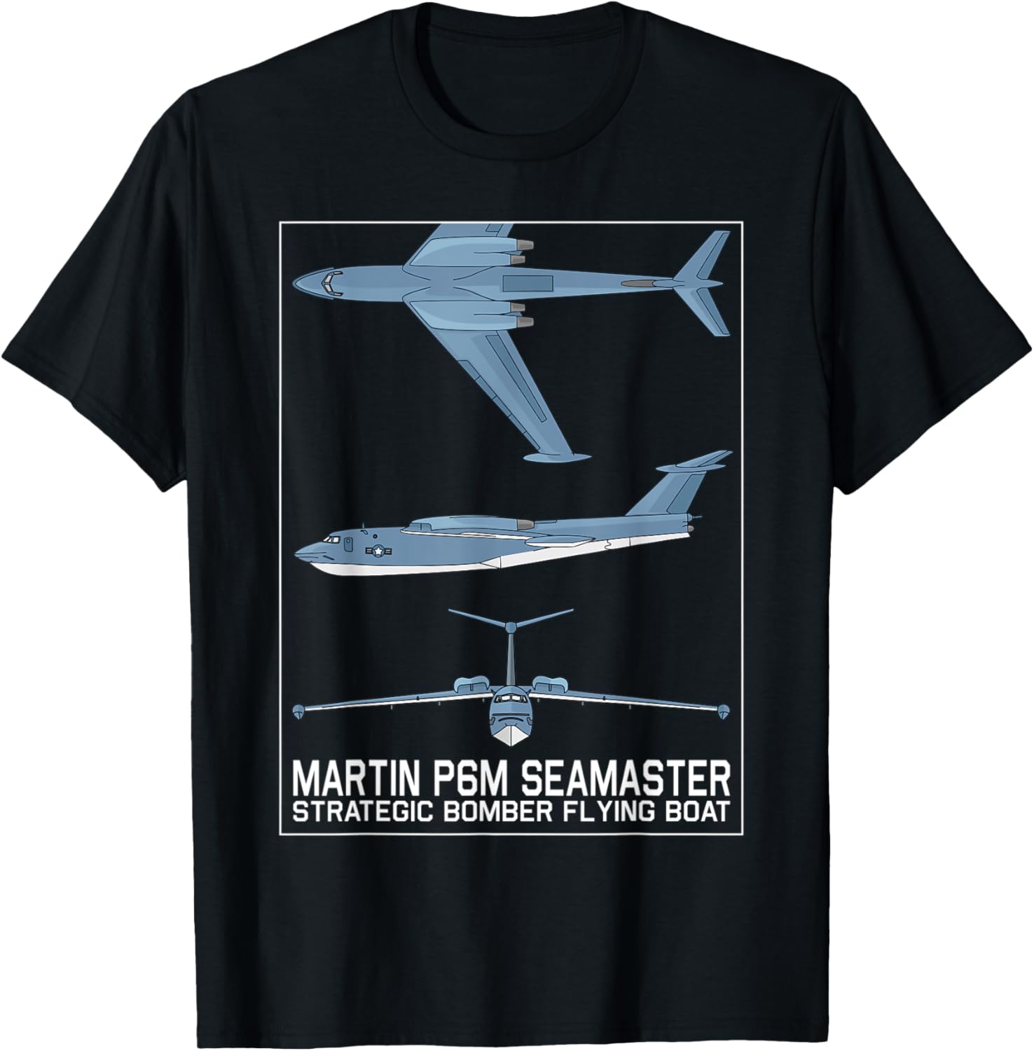 P6M Seamaster American Flying Boat Diagram