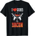 I Love Guns Bacon Weapon Gun Lover