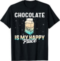 Chocolate Milk Is My Happiest Place Kids Cute Sweets Lover