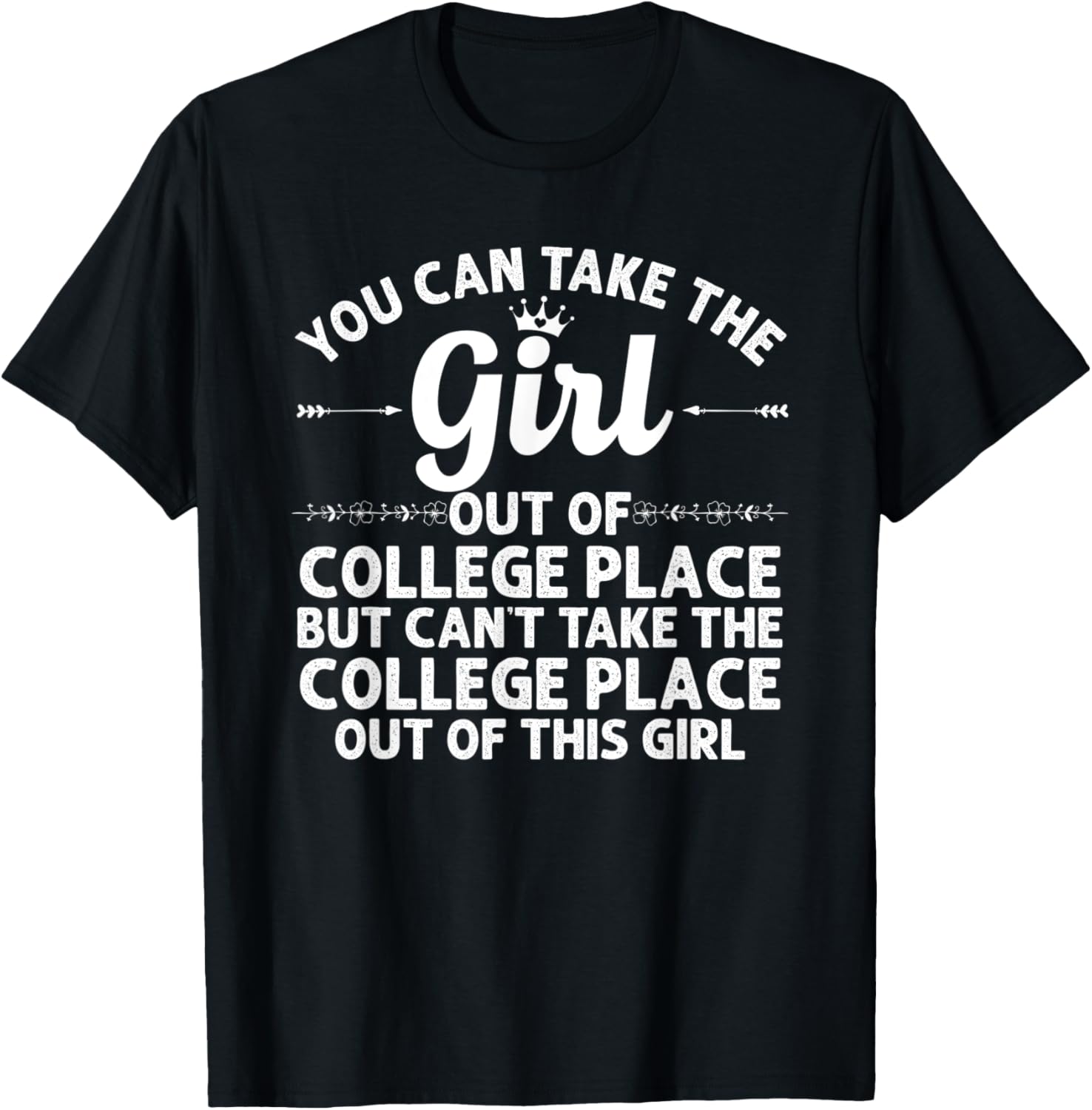 Girl Out Of COLLEGE PLACE WA WASHINGTON Gift Funny Roots USA