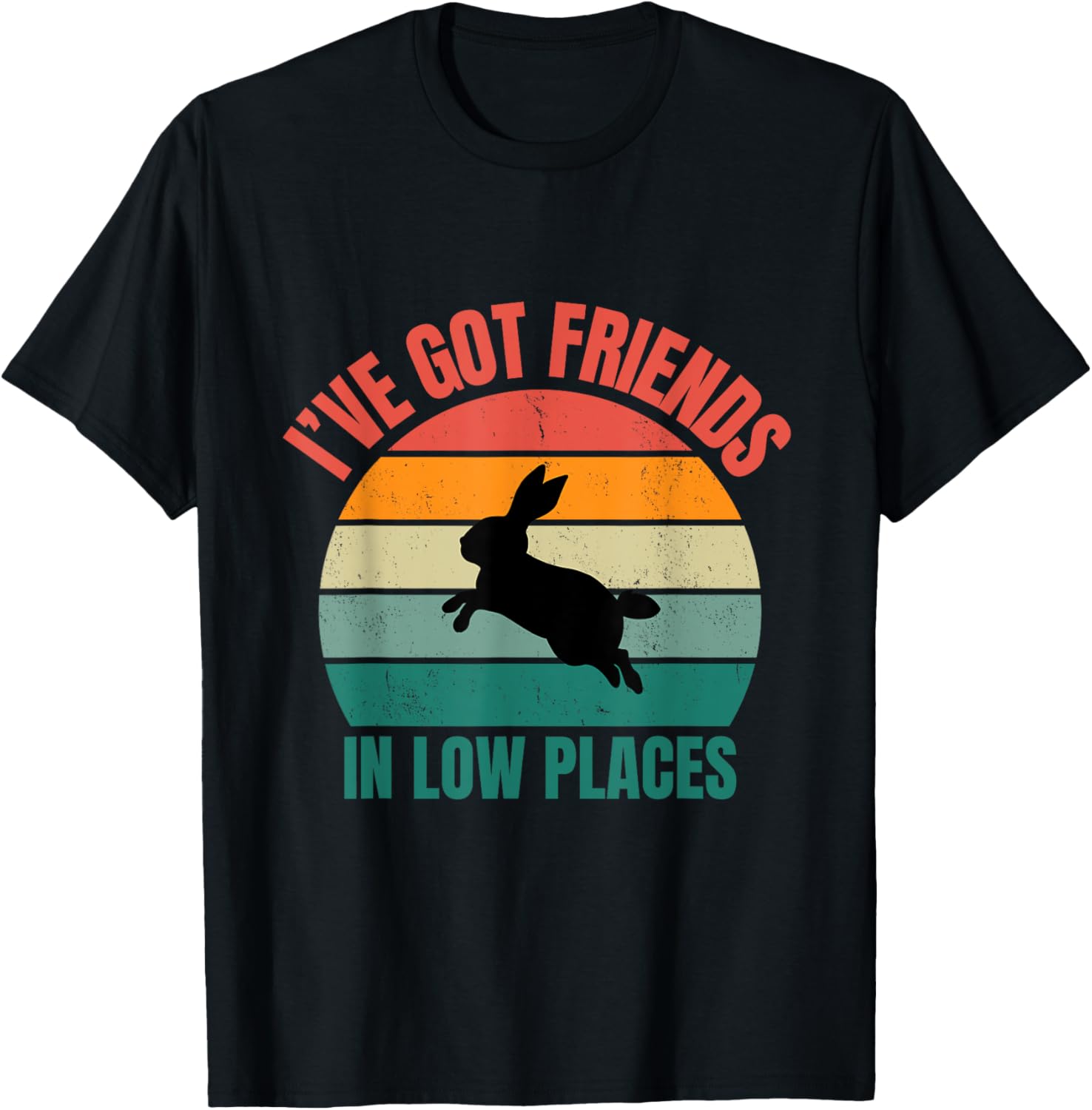 I've Got Friends In Low Places Rabbit Design