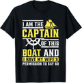Captain Of Boat Wife Permision Boating Pontoon Boat