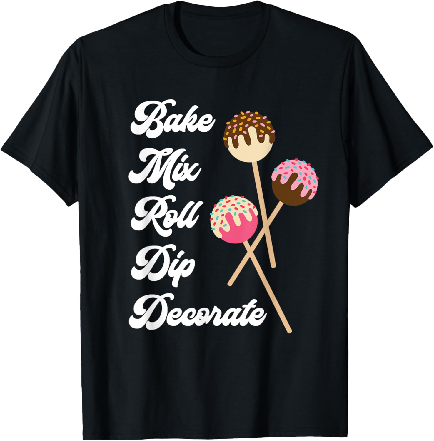 Bake Mix Roll Dip Decorate Cake Pop Maker Funny Baker